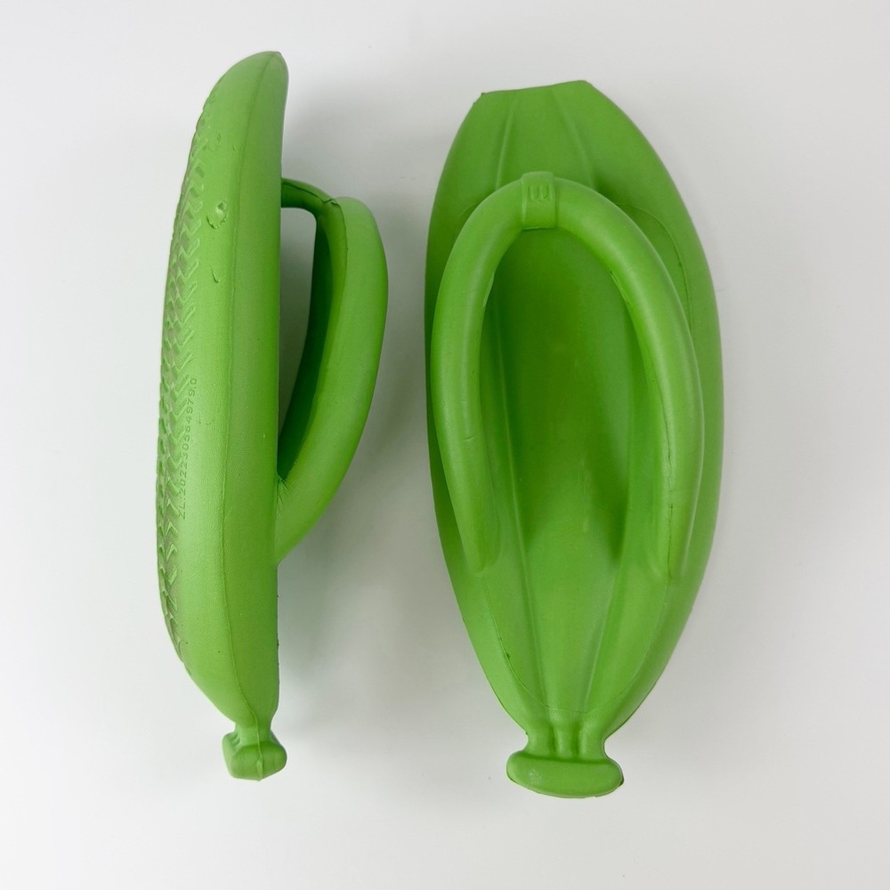 Banana Sandals Womens 38-39 Green Foam Rubber